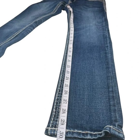 Rock Revival Dania Easy Skinny Jeans – Size 26 – Distressed & Embellished - Picture 9 of 15